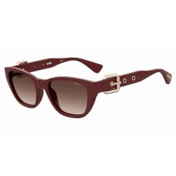 Moschino Brown Rectangular Sunglasses for Women-image-12