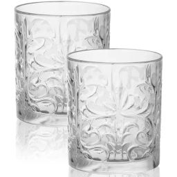 Troveas Transparent Premium Italian Crystal Whiskey Glasseses - Set of 4 (337 ml)-15