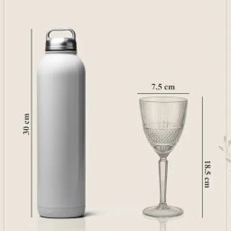 Troveas Transparent Celestial Sip Wine Glasses - Set of 2 (250 ml) image 5