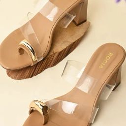 Rocia by Regal Women's Transparent Toe Ring Sandals-image-61