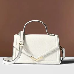Accessorize London Cream Textured Handbag-image-41