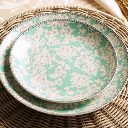 Pure Home and Living Green Ceramic Dessert Plates-18