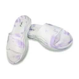 Doubleu Women's White Slides image 5