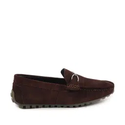Fausto Men's Dark Brown Casual Loafers-image-91