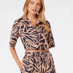 Forever New Taylor Crop Twist Shirt-image-74