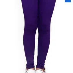 FRENCH KLEIDER Girls Pack Of 2 Mid-Rise Chudidar-Length Leggings-picture-1