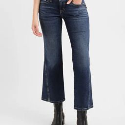 Levi's 725 Blue Relaxed Fit Low Rise Jeans-image-87