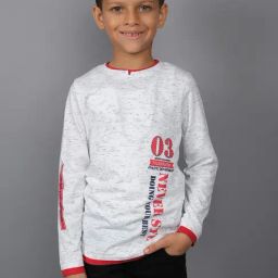 3PIN Boys Grey Cotton Printed T-Shirt-picture-36