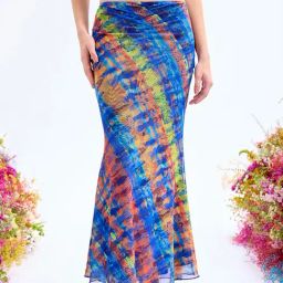 Cover Story Multicolor Printed Skirt-picture-11