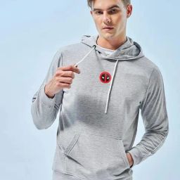 Bewakoof Men Grey Terry Regular Fit Graphic Sweatshirt-image-68