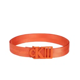Calvin Klein Men Brand Logo Printed Belt-image-10