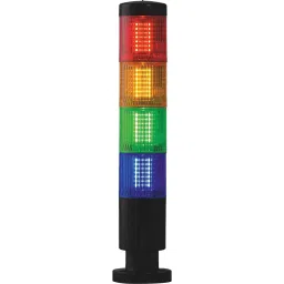 RS PRO Red/Green/Amber/Blue Signal Tower Lamp 4 Lights 45 mm Base Diameter, 2205037-28