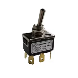 RS PRO Toggle Switch PCB Mount On-On 10 A, 2066990-24