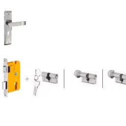 Dorset HL Series -Dash HL DAS 204.3 mm PT Finish Combo Lock Sets With Both Side Key Cylinder (70 mm) image 1