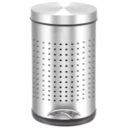 Grassland Peddle Dustbin Plain Type Stainless Steel 11 L, 100403 PDBP-11-24