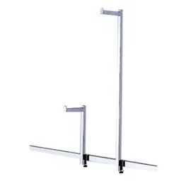 AS ONE Up Hook L10 cm For Single Side Made of Steel, Chrome Plated, 61-45-3-1-picture-45