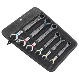 Wera RATCHETING WRENCH SET, COMBI+OPEN END, JOKER SET 6TLG 1 METRISCH-14