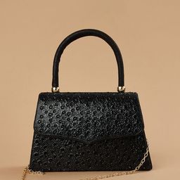 CODE by Lifestyle Textured Structured Handheld Bag-10
