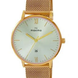 maxima Men Dial & Stainless Steel Straps Analogue Watch 66471CMGY-picture-24