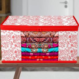 AMAK INC Red Fabric Multi-Utility Wardrobe Organisers-picture-31
