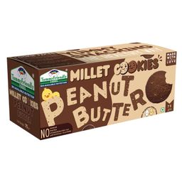 Tummy Friendly Foods Millet Cookies - Peanut Butter - 75 g. Healthy Ragi Jaggery Biscuits for Baby, Kids & Adults-image-63