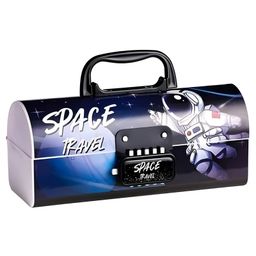SCHOOLISH Space design pencil case Spacious Interior Suitcase Style Password Lock Case, Multi-Layer, Stationary Organizer Case For Kids- PACK OF 1- COLOR MAY VARY-18