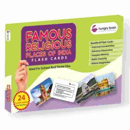 Hungry Brain Famous Religious Places of India 24 Flash Cards - Multicolor-image-50