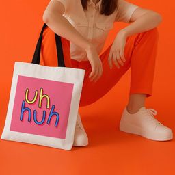 ARTBUG Women Typography Shopper Tote Bag-image-29