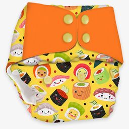 Snugkins Free Size Reusable Organic Cloth Diaper With Terry Soaker - Multicolour image 3
