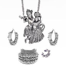 DENICRAAS Women Silver Necklace and Chains-image-13