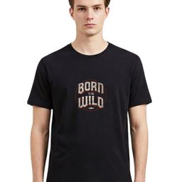 PULP Men Born to be Wild printed Black Tshirt-image-27