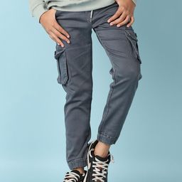 V-Mart Boys Mid-Rise Joggers Trousers-picture-32