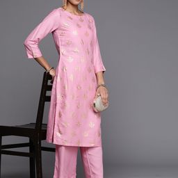Biba Women Floral Print Kurta with Palazzos-picture-49