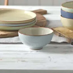DENBY Heritage Terrace Blue Stoneware Rice Bowl (480 ml) - Set of 1-36