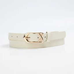 Ginger by Lifestyle White PU Waist Belt for Women-image-84