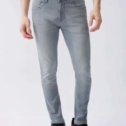 Spykar Light Grey Slim Fit Jeans-picture-47