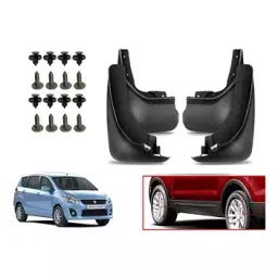 Auto Pearl Front and Rear Mud Guard For Maruti Ertiga 1.5 VDI Diesel (Black) Set of 4 Pcs-22
