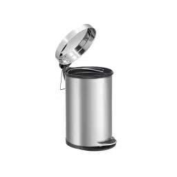 Grassland Peddle Dustbin Round Type Stainless Steel 7 L, 100403 PDBR-07-image-84