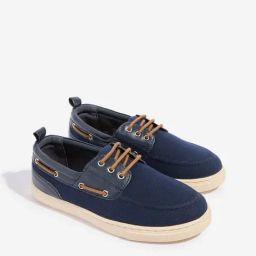 Yellow by Westside Navy Lace-Up Shoes-image-62