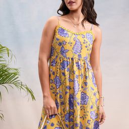 Vishudh Women Floral Printed Sequinned Kurta-image-30