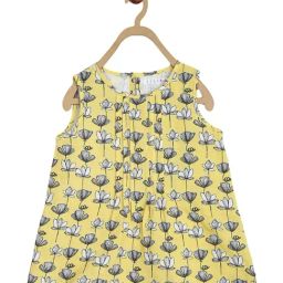 Elle Kids Yellow Cotton Printed Top-image-77