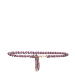 Label Ritu Kumar Purple Embellished Belt for Women-image-6