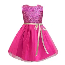 A.T.U.N. Fuchsia Embellished Dress-picture-6