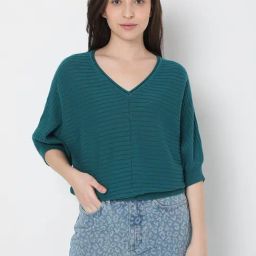 Vero Moda Green Regular Fit Sweater-picture-24