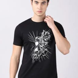 Bushirt Black Cotton Crew T-Shirt-image-92