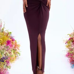 Cover Story Brown Maxi Skirt-image-90