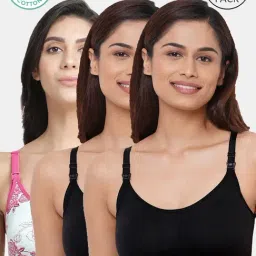 Inner Sense Multicolor Printed Full Coverage Maternity Bra - Pack of 3-picture-12