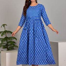 MURLI KURTI Printed Anarkali Maternity Dress-image-93