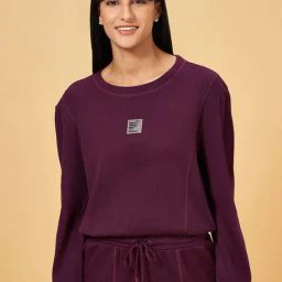 Ajile by Pantaloons Purple Cotton Sports T-Shirt-picture-39