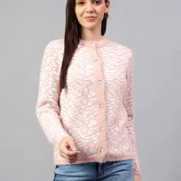 Cantabil Pink Self Design Cardigan-picture-13